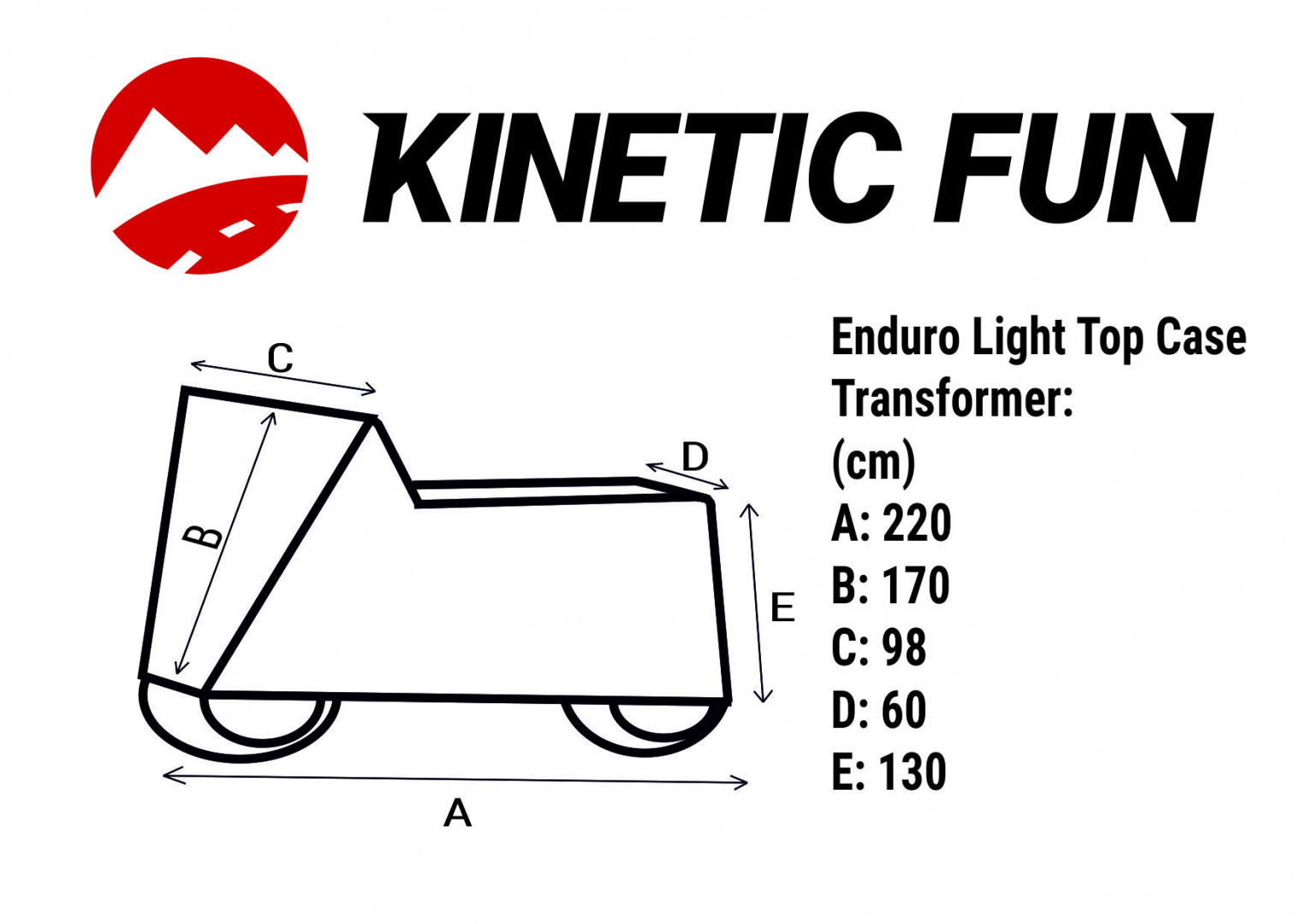 Чехол на мотоцикл "Enduro Light Top Case Transformer"