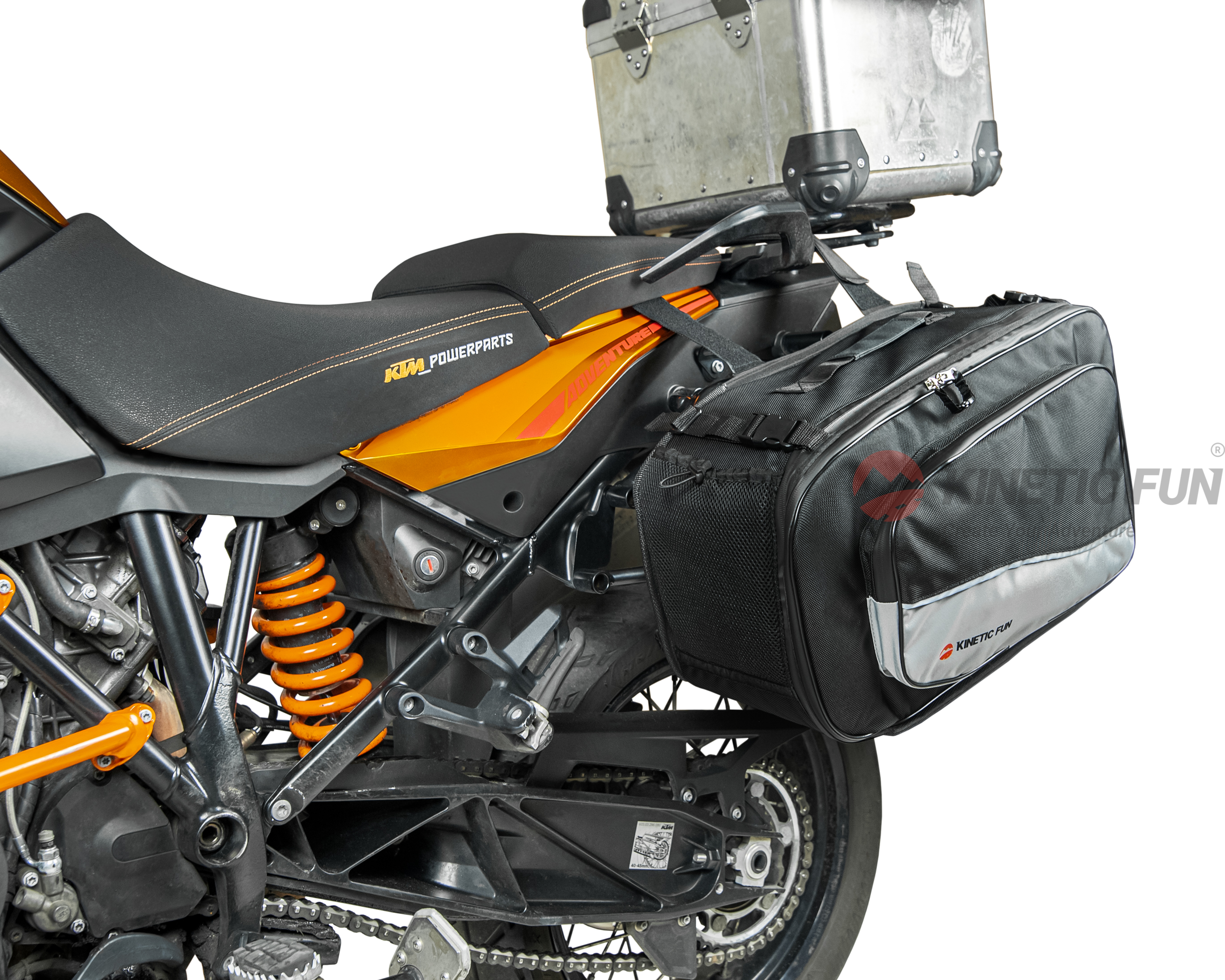 Сумки для мотоцикла Aprilia PEGASO 650 - боковые XL Evo (пара), объём 46-68 литров