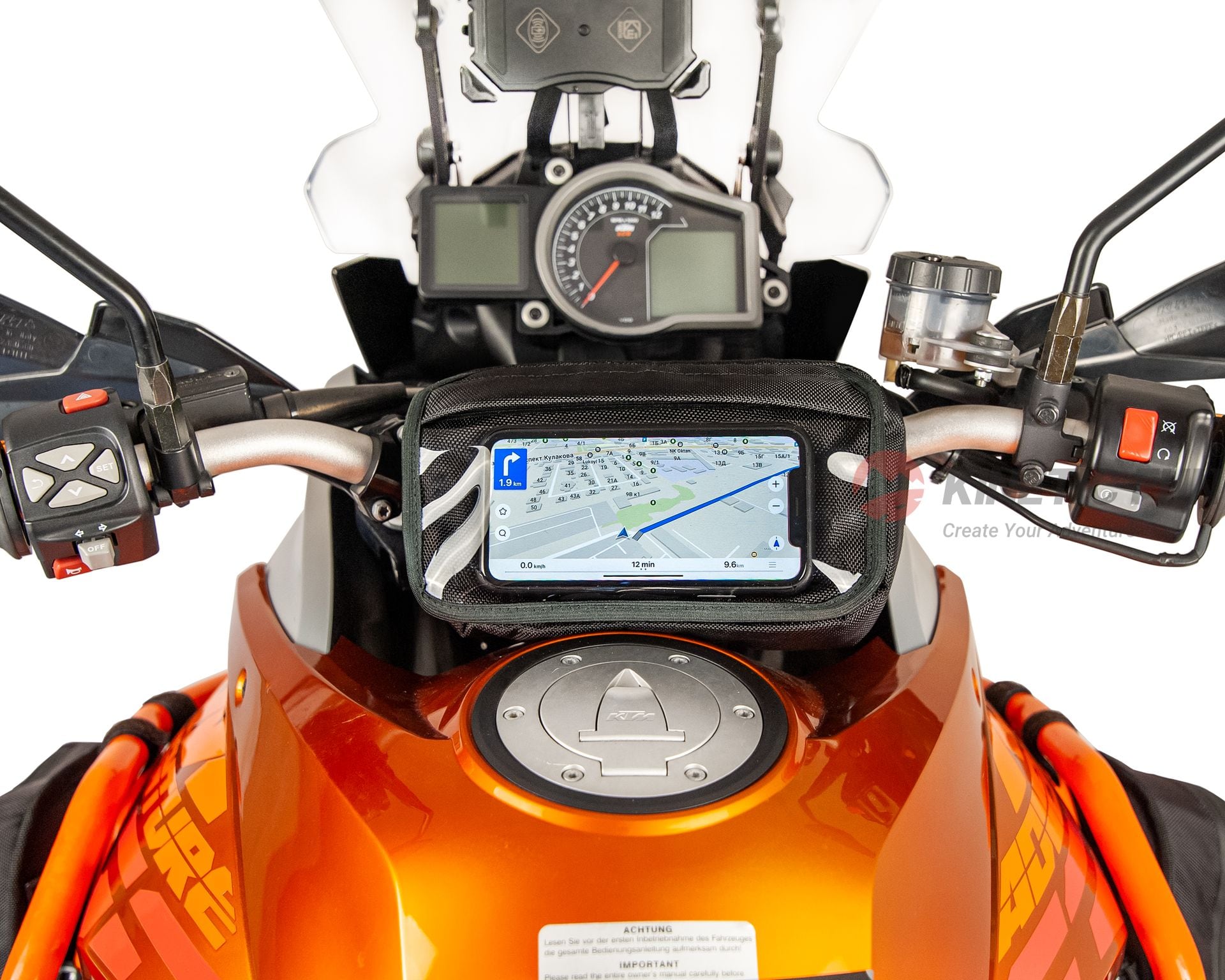 Сумка для мотоцикла Moto Guzzi BREVA V 750 I.E - 3 в 1: на бак, на руль, на пояс